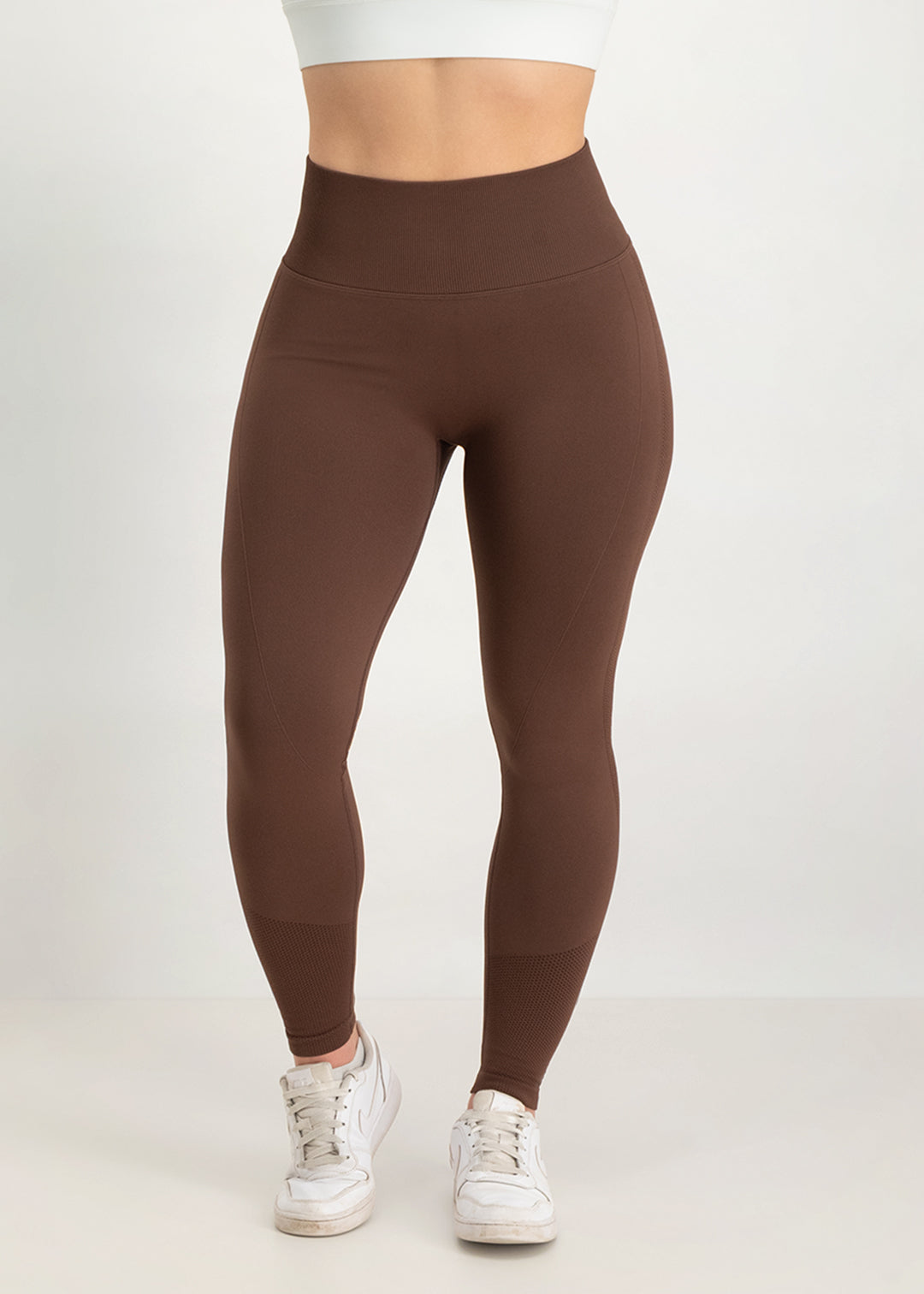 Fusion V2 - Scrunch Seamless Legging Walnut Brown