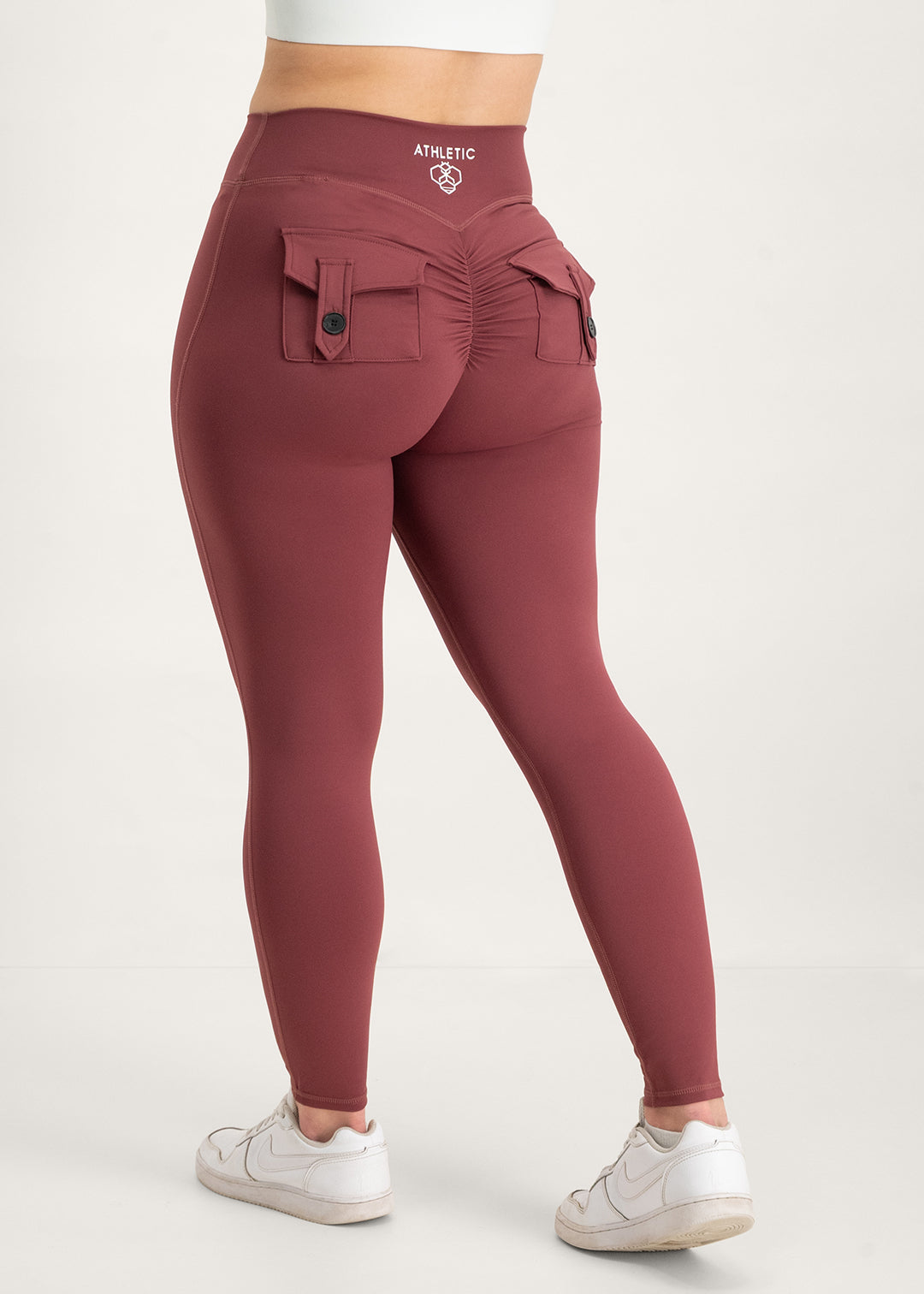 Define - Pocket Legging Wine Red