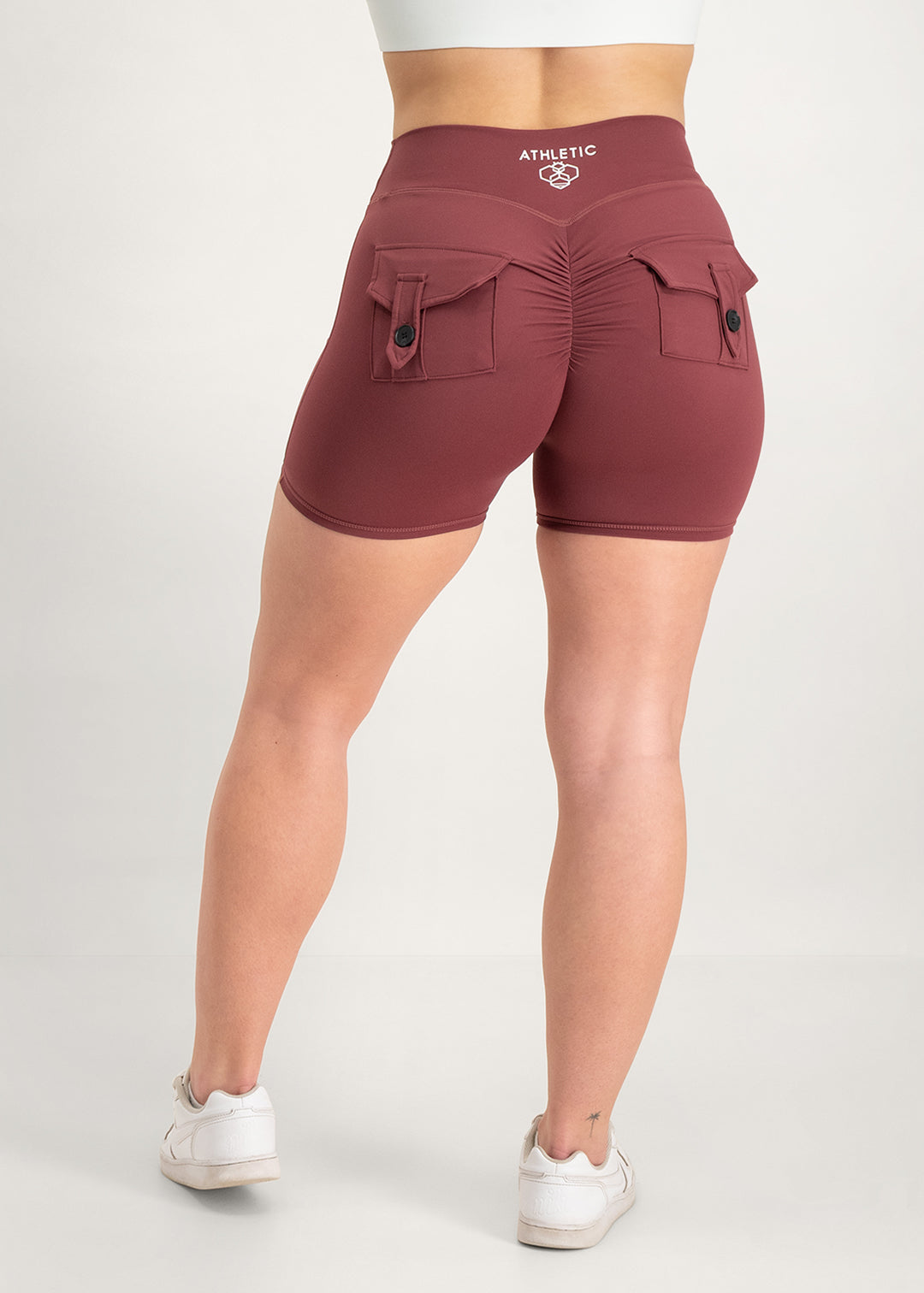 Define - Pocket Shorts Wine Red