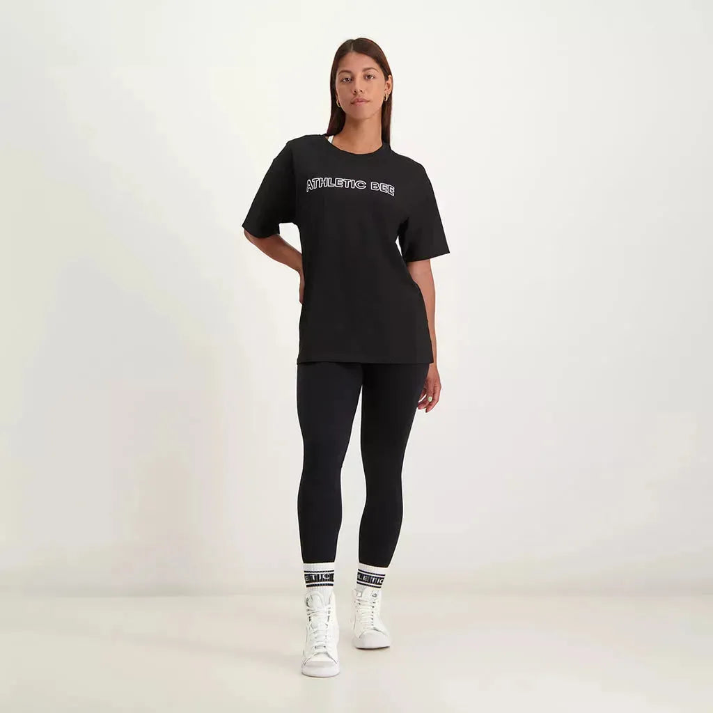AB Oversized T-shirt Black - Athletic Bee